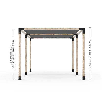 Doppeltes Pergola Kit mit 2 Shade Sail