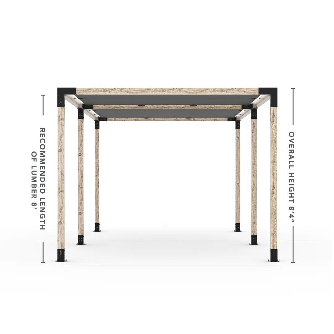 Doppeltes Pergola Kit mit 2 Shade Sail