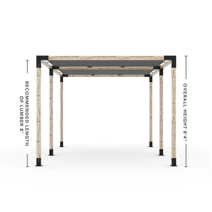 Doppeltes Pergola Kit mit 2 Shade Sail