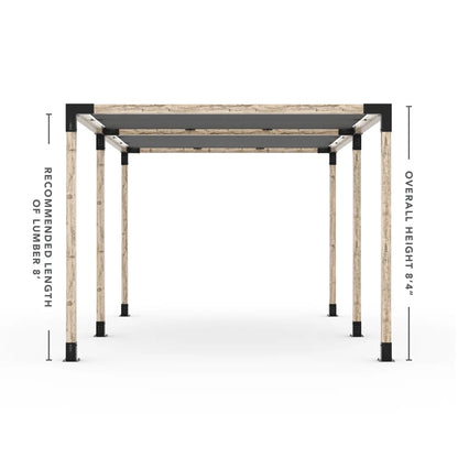 Doppeltes Pergola Kit mit 2 Shade Sail