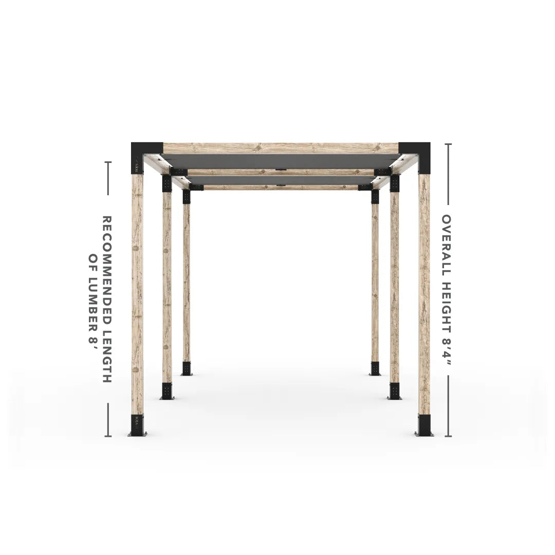 Doppeltes Pergola Kit mit 2 Shade Sail