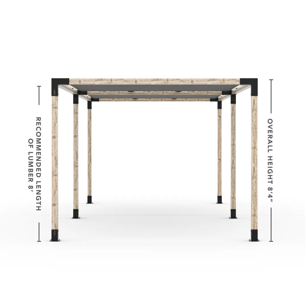 Doppeltes Pergola Kit mit 2 Shade Sail
