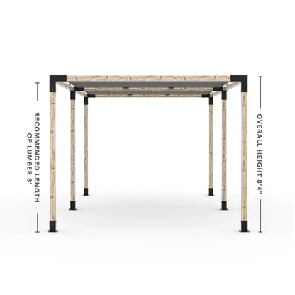 Doppeltes Pergola Kit mit 2 Shade Sail
