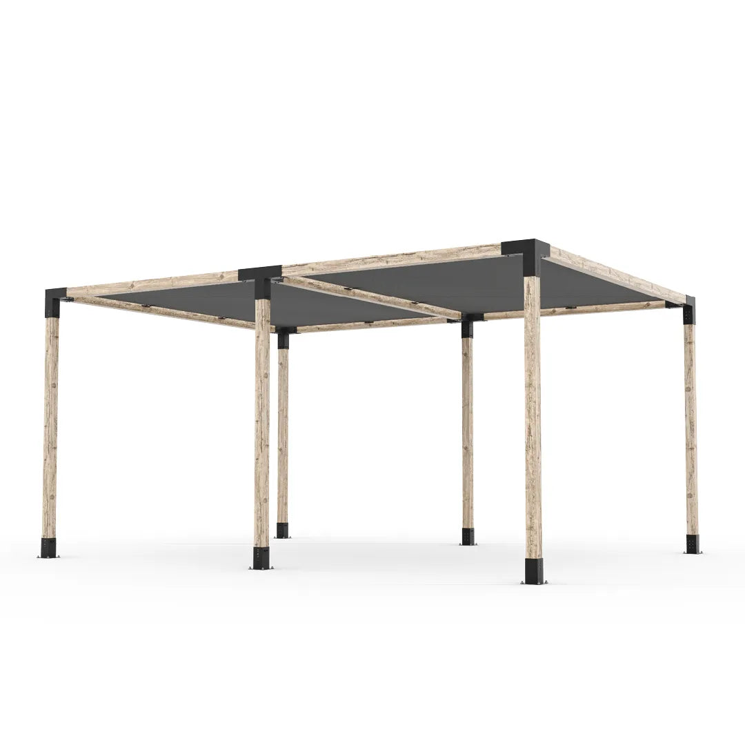 Doppeltes Pergola Kit mit 2 Shade Sail