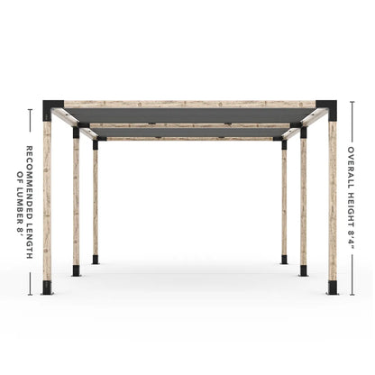 Doppeltes Pergola Kit mit 2 Shade Sail