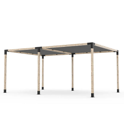 Doppeltes Pergola Kit mit 2 Shade Sail