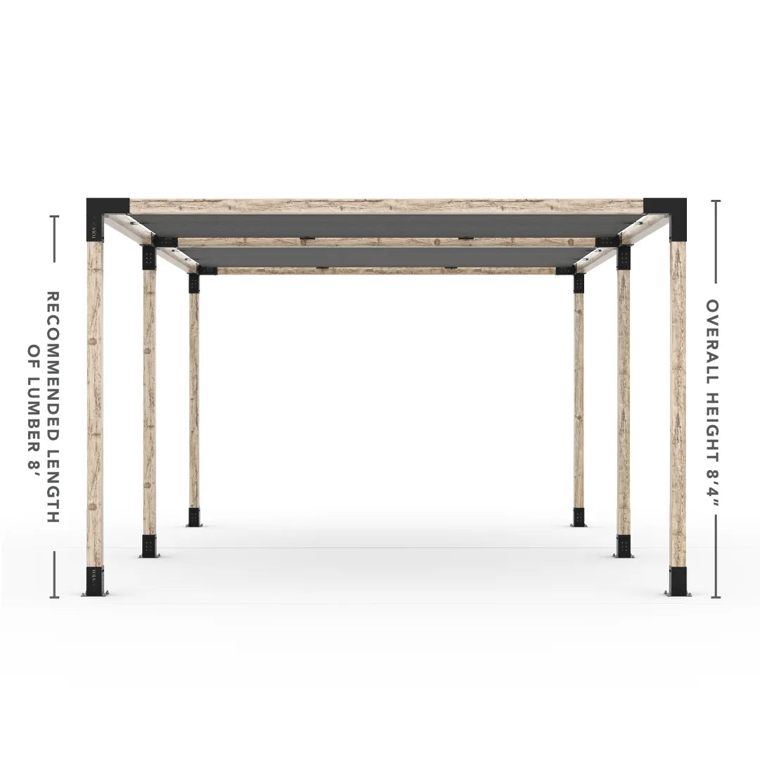 Doppeltes Pergola Kit mit 2 Shade Sail