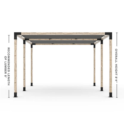 Doppeltes Pergola Kit mit 2 Shade Sail