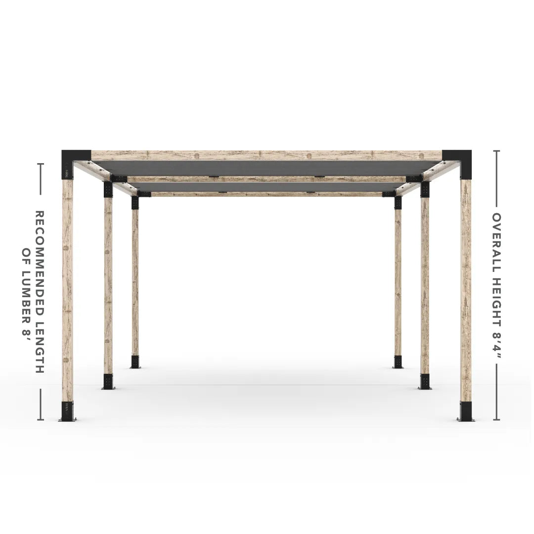 Doppeltes Pergola Kit mit 2 Shade Sail