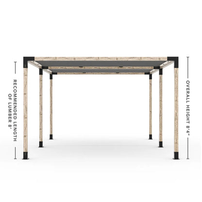 Doppeltes Pergola Kit mit 2 Shade Sail