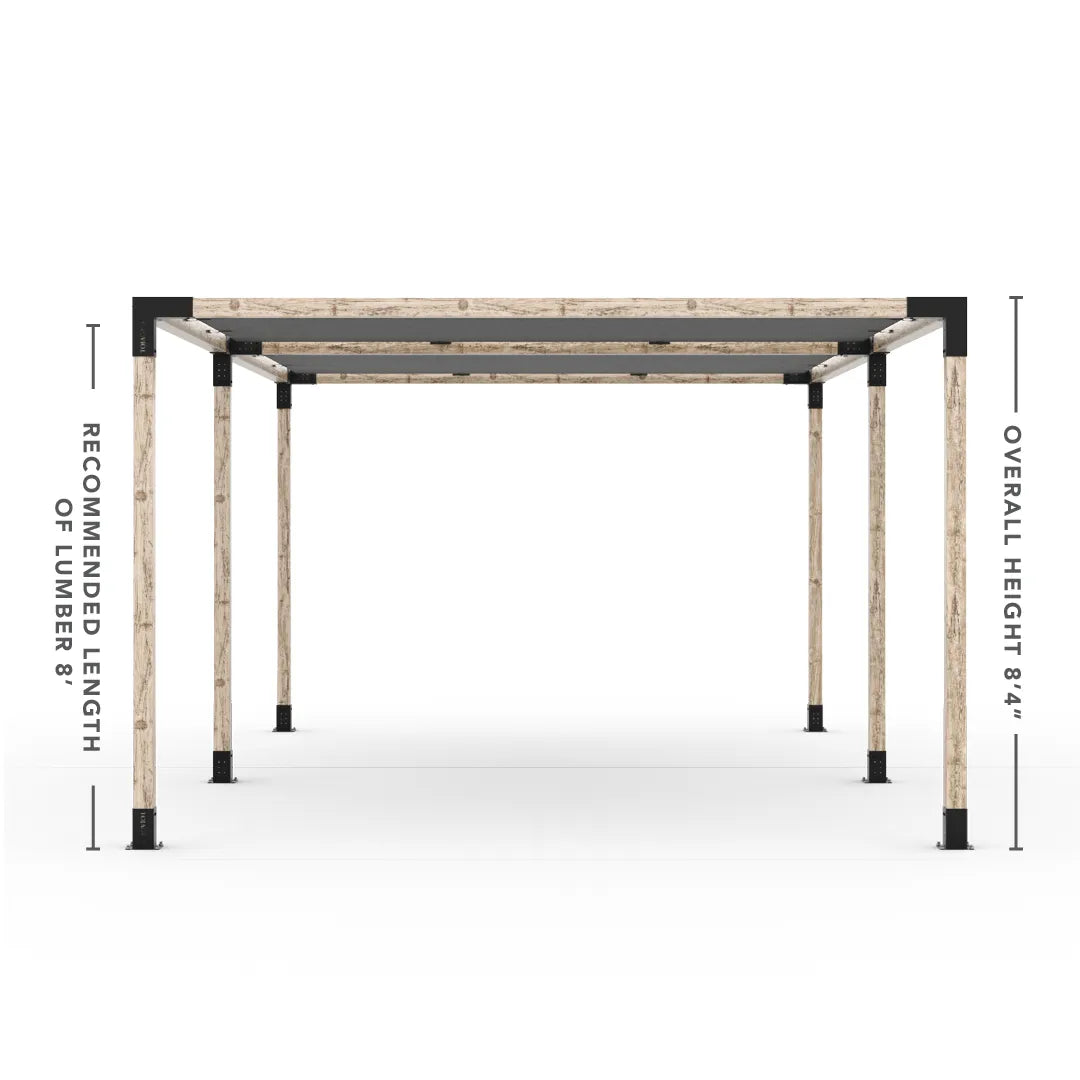 Doppeltes Pergola Kit mit 2 Shade Sail