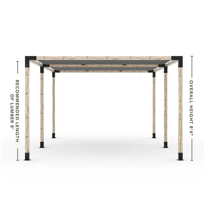 Doppeltes Pergola Kit mit 2 Shade Sail