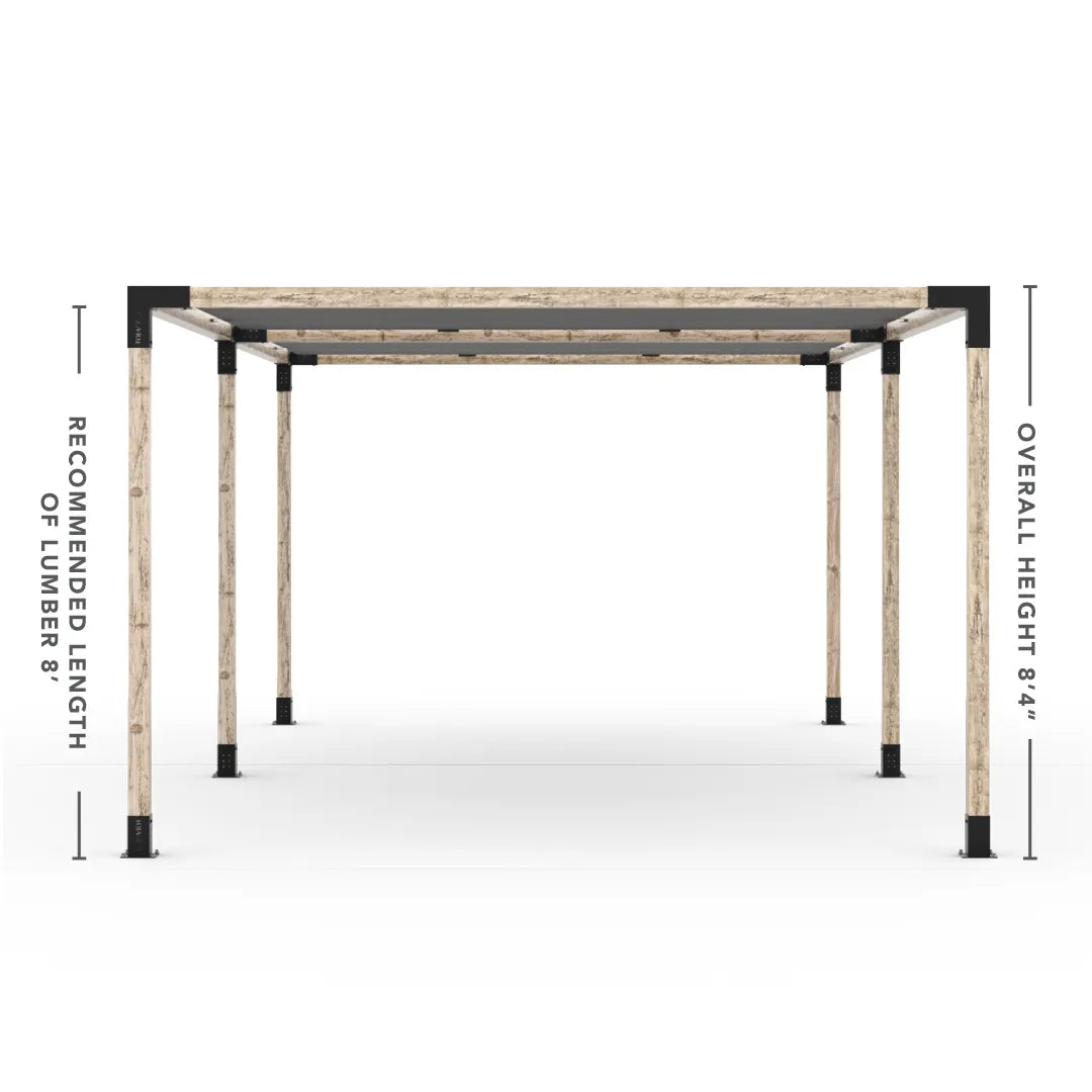 Doppeltes Pergola Kit mit 2 Shade Sail