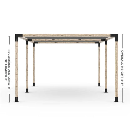 Doppeltes Pergola Kit mit 2 Shade Sail