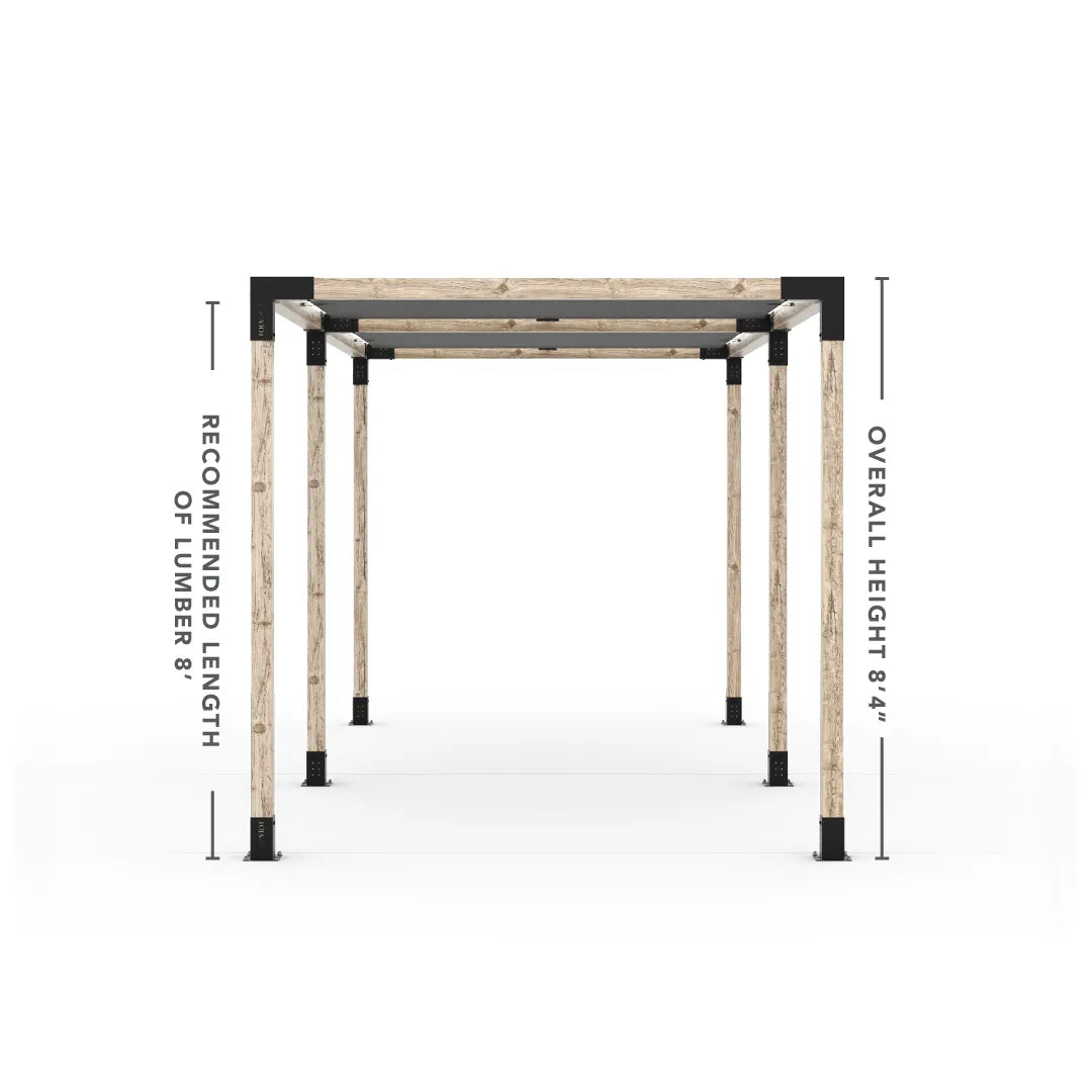 Doppeltes Pergola Kit mit 2 Shade Sail