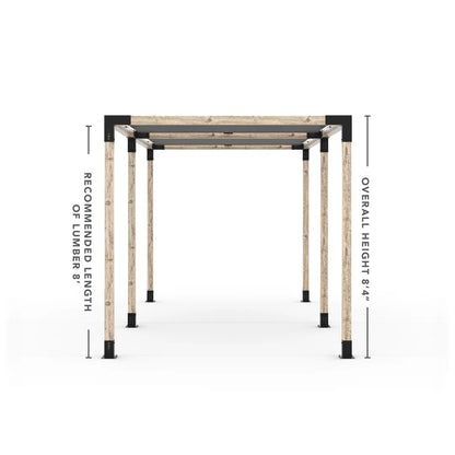 Doppeltes Pergola Kit mit 2 Shade Sail