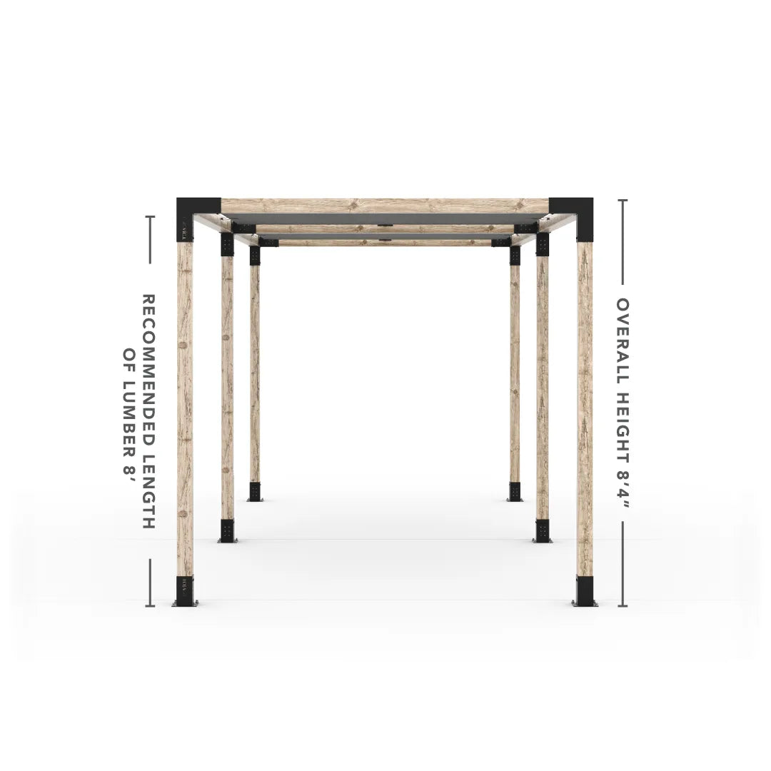 Doppeltes Pergola Kit mit 2 Shade Sail