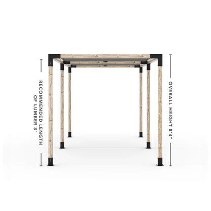 Doppeltes Pergola Kit mit 2 Shade Sail