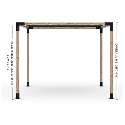 Pergola Kit mit SHADE SAIL