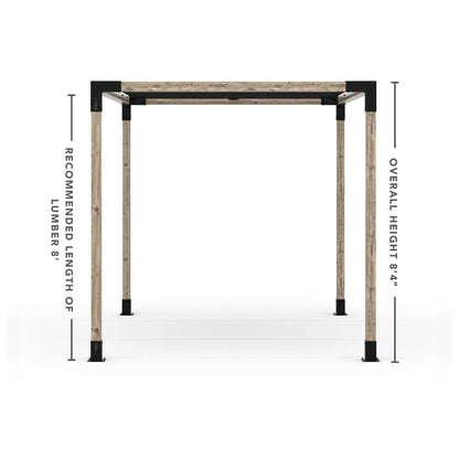 Pergola Kit mit SHADE SAIL