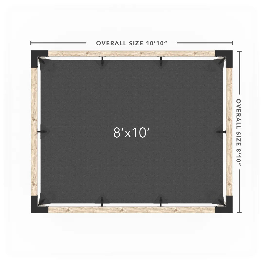 Pergola Kit mit SHADE SAIL