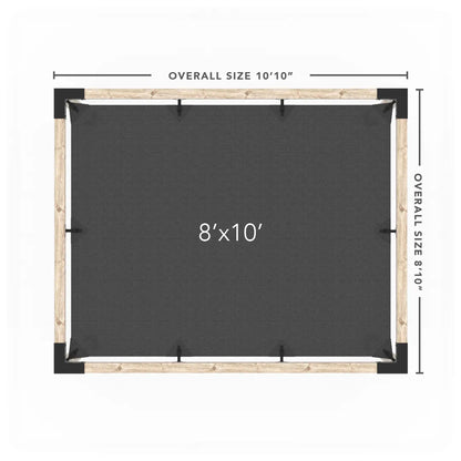 Pergola Kit mit SHADE SAIL
