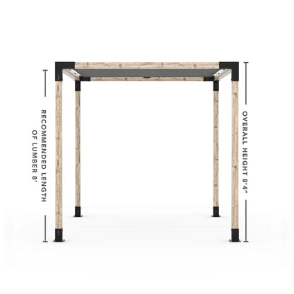 Pergola Kit mit SHADE SAIL