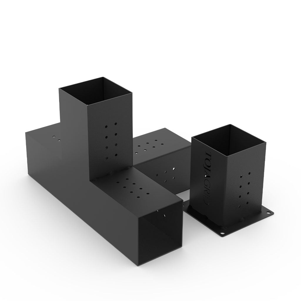 QUAD 4 Arm Pergola Extension Bracket mit 1 x SOLO für 6x6