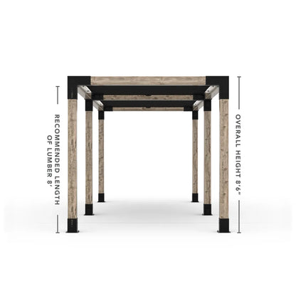 Doppeltes Pergola Kit mit 2 Shade Sail