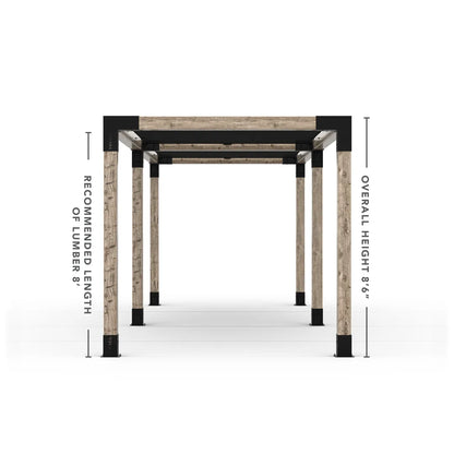 Doppeltes Pergola Kit mit 2 Shade Sail