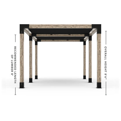 Doppeltes Pergola Kit mit 2 Shade Sail