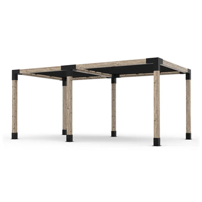 Doppeltes Pergola Kit mit 2 Shade Sail