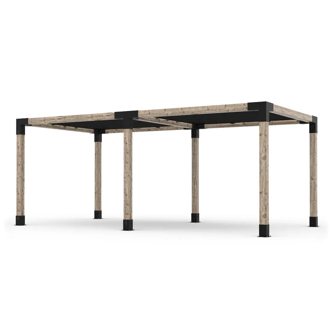 Doppeltes Pergola Kit mit 2 Shade Sail