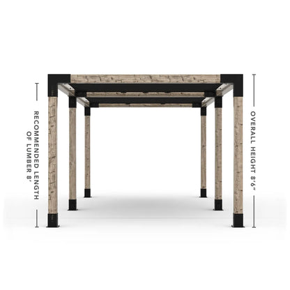 Doppeltes Pergola Kit mit 2 Shade Sail