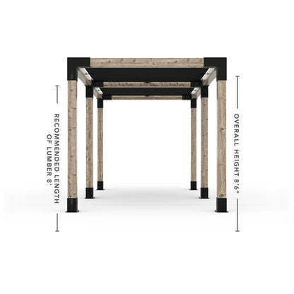 Doppeltes Pergola Kit mit 2 Shade Sail