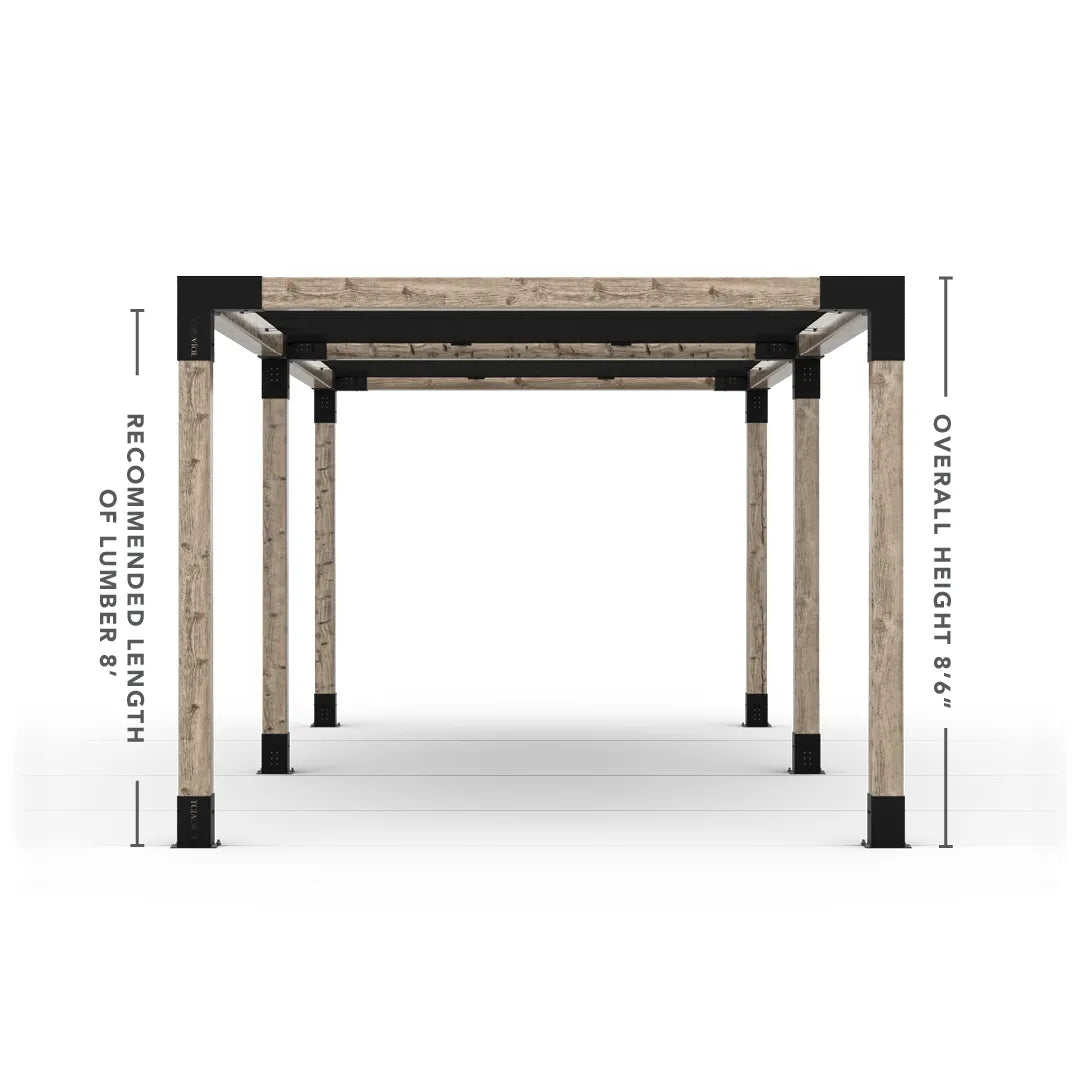 Doppeltes Pergola Kit mit 2 Shade Sail