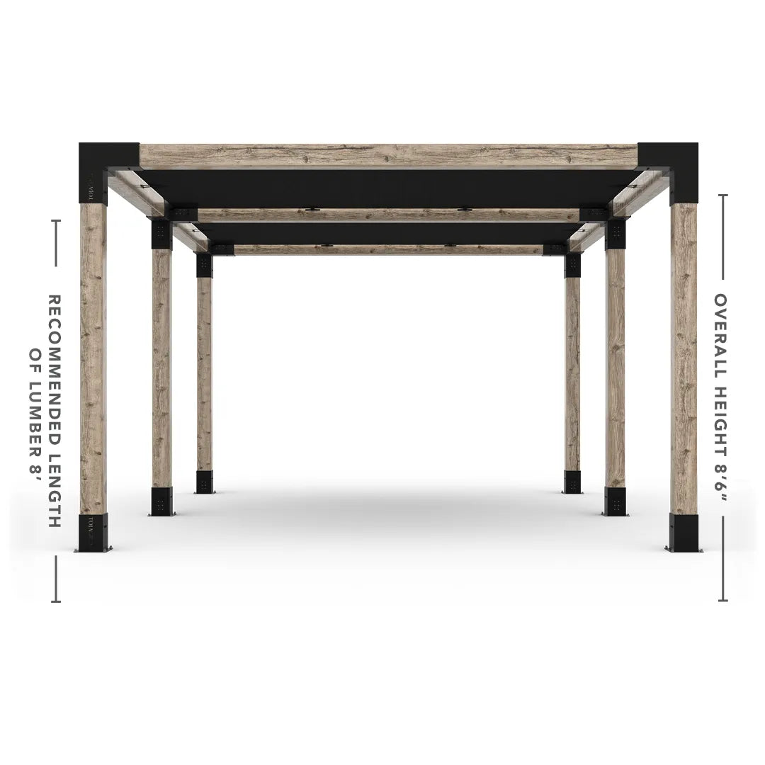 Doppeltes Pergola Kit mit 2 Shade Sail