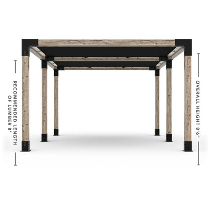Doppeltes Pergola Kit mit 2 Shade Sail
