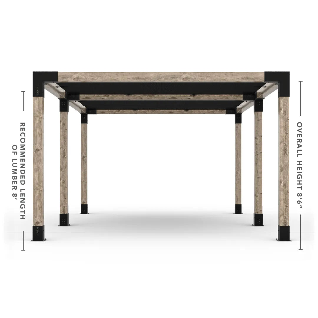 Doppeltes Pergola Kit mit 2 Shade Sail