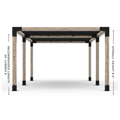 Doppeltes Pergola Kit mit 2 Shade Sail