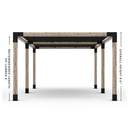 Doppeltes Pergola Kit mit 2 Shade Sail