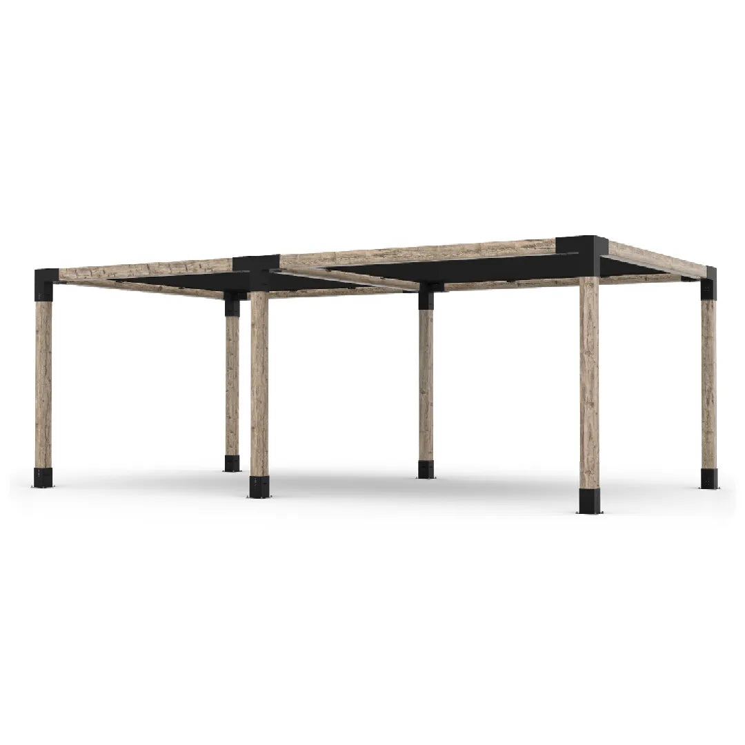 Doppeltes Pergola Kit mit 2 Shade Sail