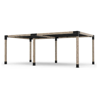 Doppeltes Pergola Kit mit 2 Shade Sail