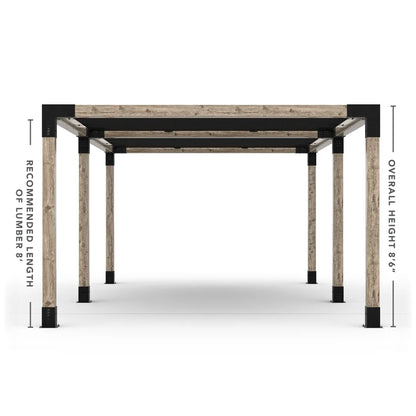 Doppeltes Pergola Kit mit 2 Shade Sail