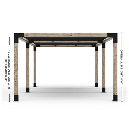 Doppeltes Pergola Kit mit 2 Shade Sail