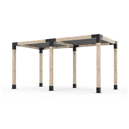 Doppeltes Pergola Kit mit 2 Shade Sail