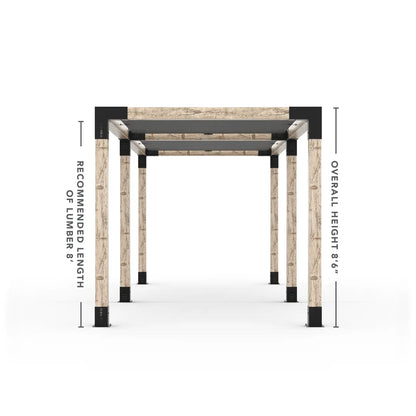 Doppeltes Pergola Kit mit 2 Shade Sail