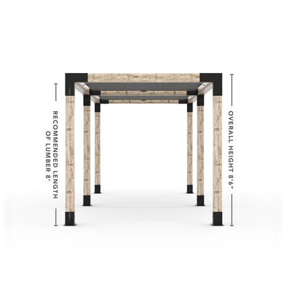 Doppeltes Pergola Kit mit 2 Shade Sail