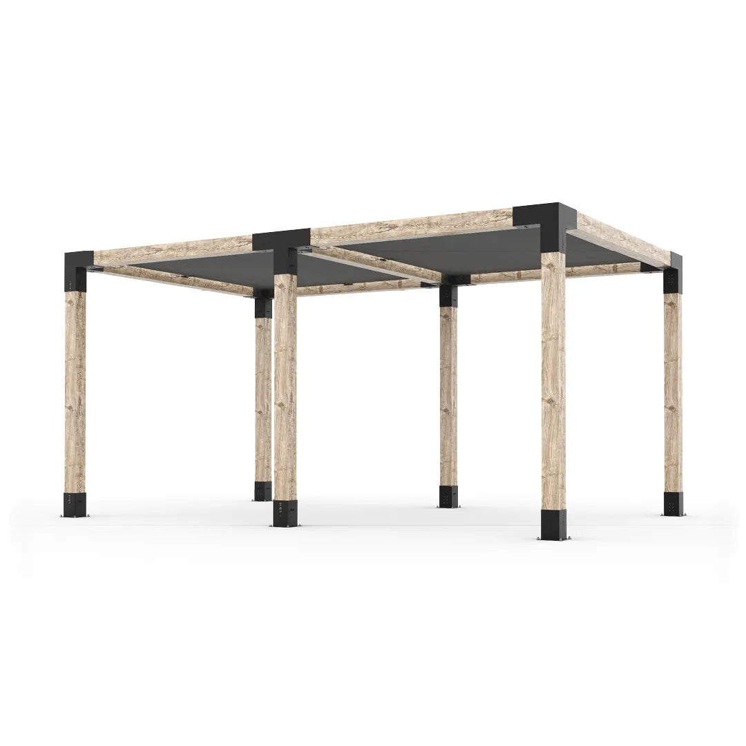 Doppeltes Pergola Kit mit 2 Shade Sail