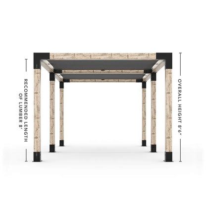 Doppeltes Pergola Kit mit 2 Shade Sail